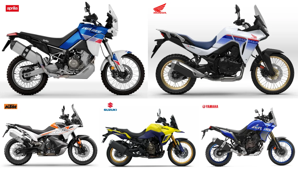 Motorrad Vergleich Honda XL750 Transalp 2023 vs. Aprilia Tuareg